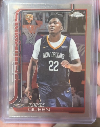 2025-26 Topps Chrome #263 Derik Queen — front
