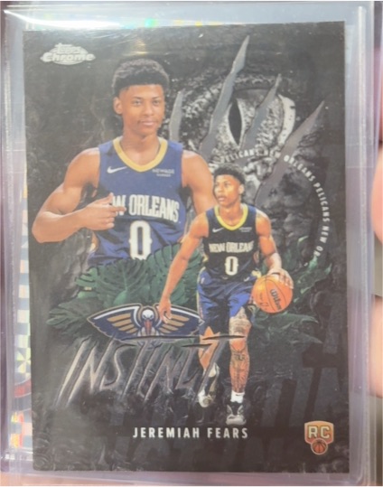 2025-26 Topps Chrome #INS-17 Jeremiah Fears Instinct — front