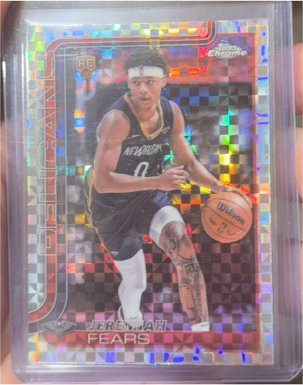 2025-26 Topps Chrome #257 Jeremiah Fears — front