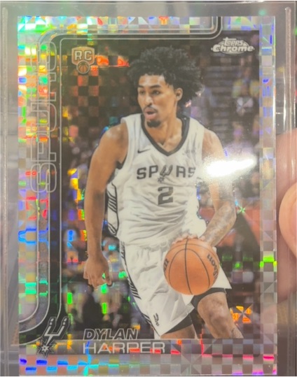 2025-26 Topps Chrome #252 Dylan Harper — front