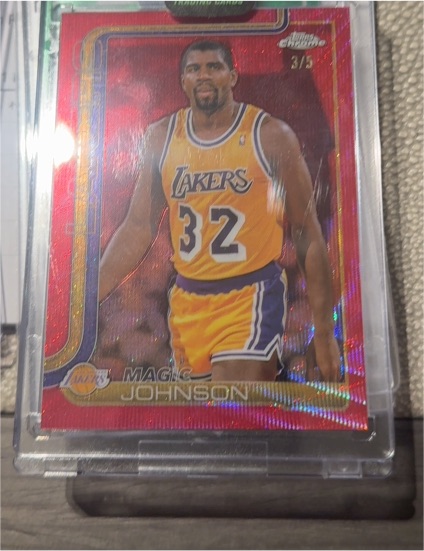 2025-26 Topps Chrome #244 Magic Johnson — front