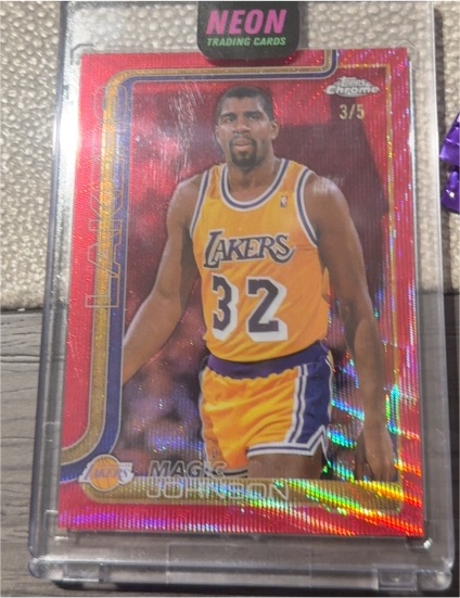 2025 Topps Chrome #3/5 Magic Johnson — front
