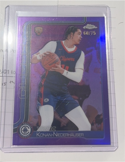 2025-26 Topps Chrome #280 Yanic Konan-Niederhauser — front