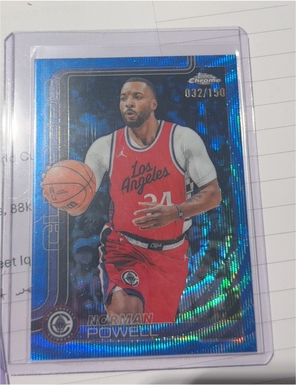 2025-26 Topps Chrome #22 Norman Powell — front
