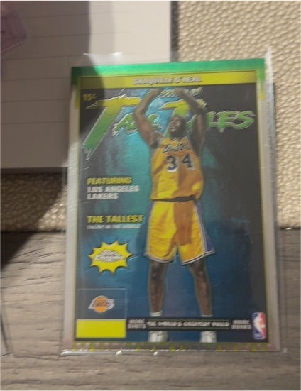 2025 Topps Chrome Tall Tales #TT-11 Shaquille O'Neal — front