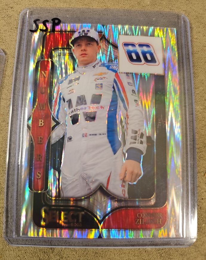2025 Panini Select Racing Numbers #22 Connor Zilisch — front