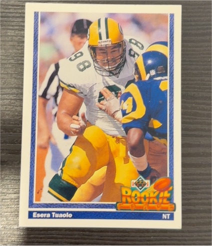 1991 Upper Deck #635 Esera Tuaolo — front