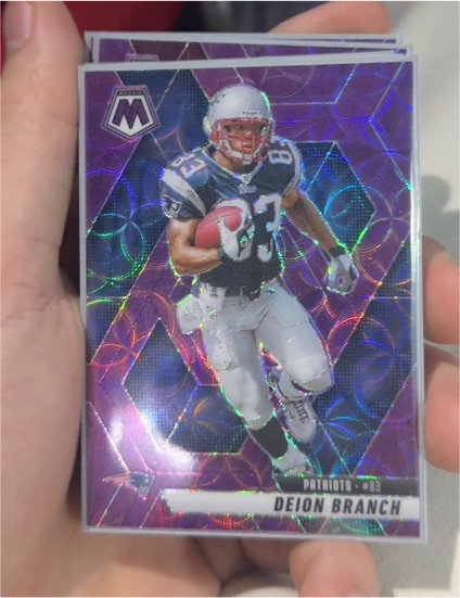 2020 Panini Mosaic #83 Deion Branch — front
