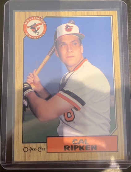 1987 O-Pee-Chee #784 Cal Ripken — front