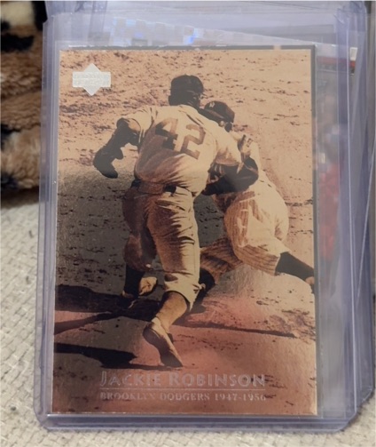 1996 Upper Deck #7 Jackie Robinson — front