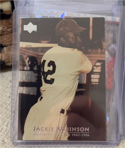 1996 Upper Deck #3 Jackie Robinson — front