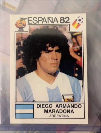 1982 Panini Espana 82 #176 Diego Armando Maradona — front