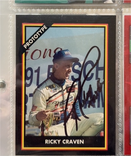 1991 Maxx Prototype Ricky Craven — front