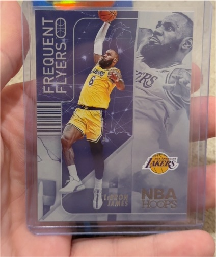 2022-23 Panini NBA Hoops #6 LeBron James Frequent Flyers — front