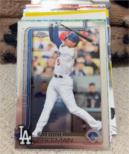 2025 Topps Chrome #23 Freddie Freeman — front