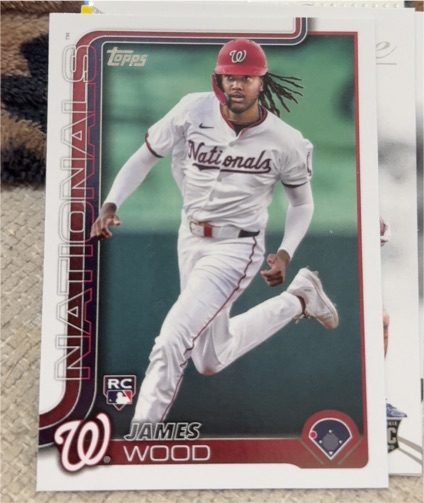 2025 Topps Series 1 #181 James Wood — front