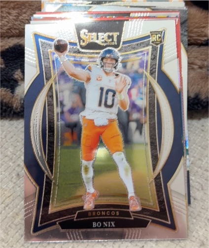 2024 Panini Select Concourse #30 Bo Nix RC Denver Broncos — front