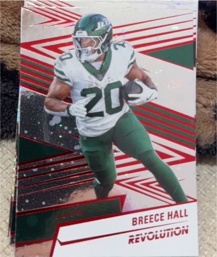 2025 Panini Revolution #58 Breece Hall — front