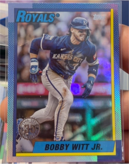 2025 Topps Update #U90-31 Bobby Witt Jr. — front