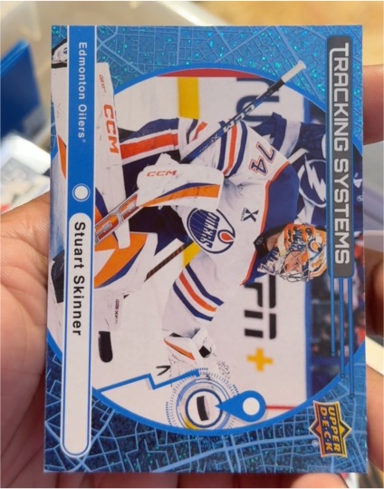 2025-26 Upper Deck Series 1 #TS-10 Stuart Skinner Tracking Systems — front