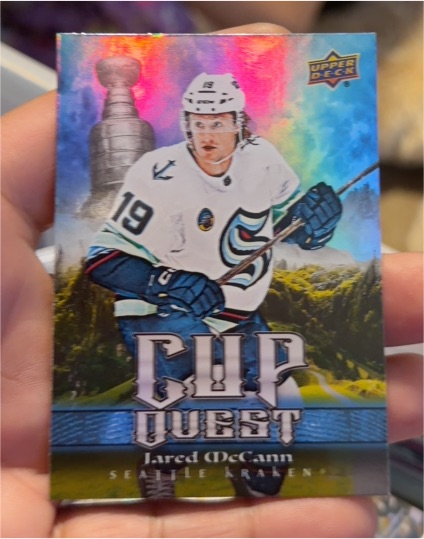 2025-26 Upper Deck Series 1 Cup Quest #CQ-1 Jared McCann — front