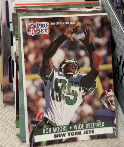1991 Pro Set #177 Rob Moore — front