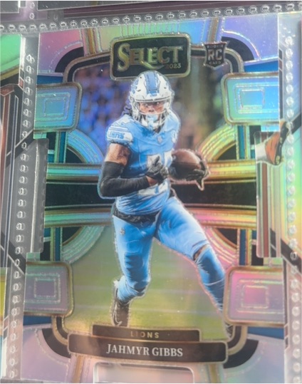 2023 Panini Select #34 Jahmyr Gibbs — front