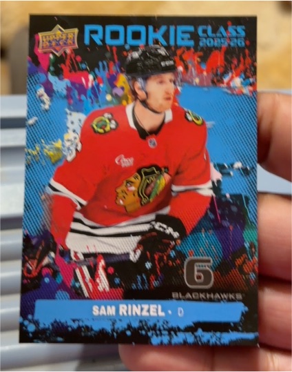 2025-26 Upper Deck Series 1 #RC-13 Sam Rinzel — front