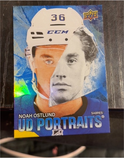 2025-26 Upper Deck #P-9 Noah Ostlund UD Portraits — front