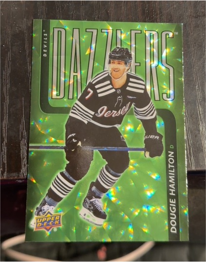 2025-26 Upper Deck Series 1 Dazzlers #DZ-25 Dougie Hamilton — front