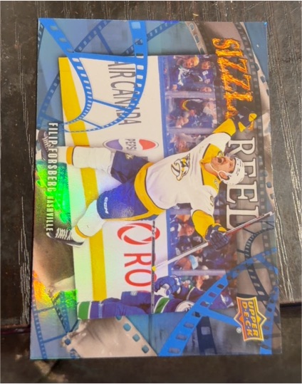 2025-26 Upper Deck #SR-33 Filip Forsberg Sizzle Reel — front
