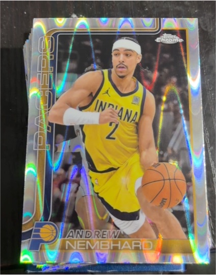 2025-26 Topps Chrome #97 Andrew Nembhard — front