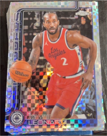 2025-26 Topps Chrome #44 Kawhi Leonard — front