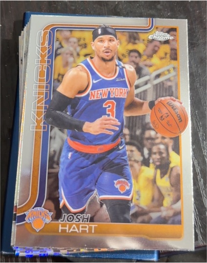 2025-26 Topps Chrome #160 Josh Hart — front