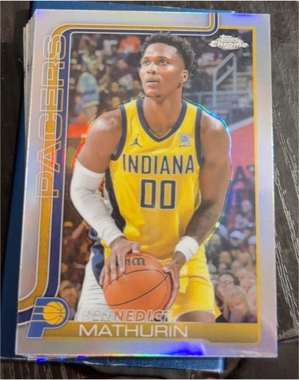 2025-26 Topps Chrome #93 Bennedict Mathurin — front