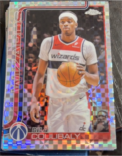 2025-26 Topps Chrome #208 Bilal Coulibaly — front