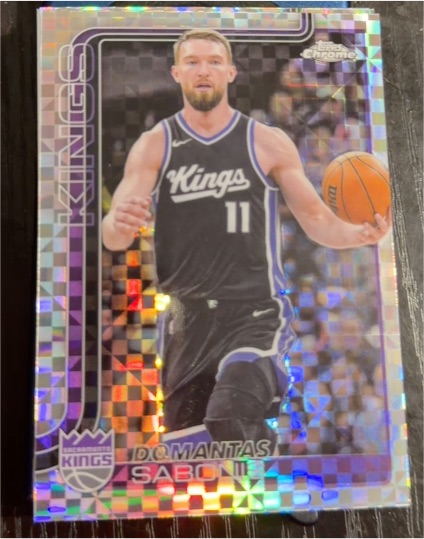 2025-26 Topps Chrome #229 Domantas Sabonis — front