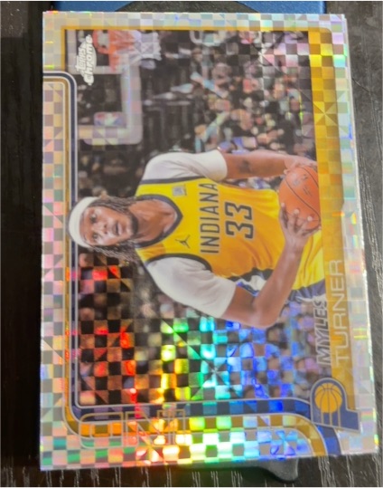 2025-26 Topps Chrome #33 Myles Turner — front