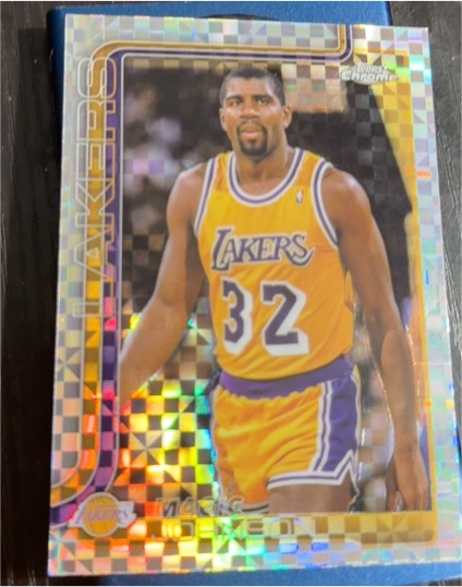 2025-26 Topps Chrome #244 Magic Johnson — front