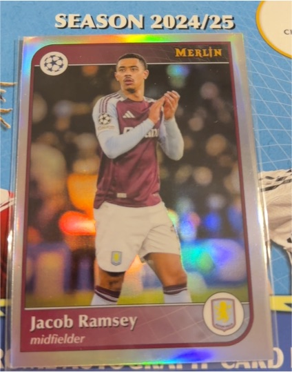 2024-25 Topps Merlin UEFA Club Competitions #41 Jacob Ramsey — front