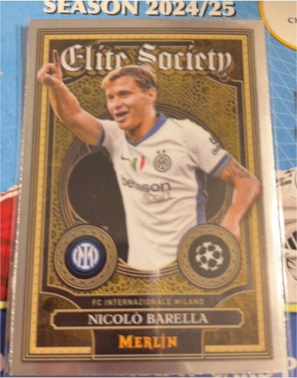 2024-25 Topps Merlin UEFA Elite Society #ES-9 Nicolò Barella — front