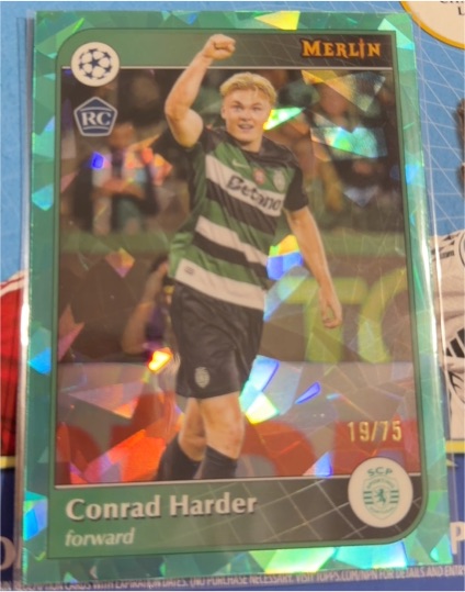 2024-25 Topps Merlin UEFA #158 Conrad Harder — front