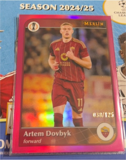 2024-25 Topps Merlin UEFA Club Competitions #038 Artem Dovbyk — front
