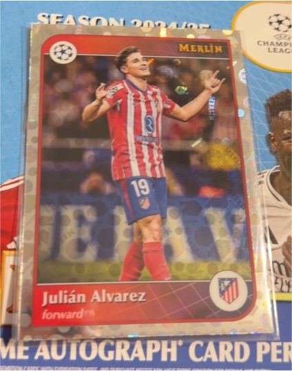 2024-25 Topps Merlin #142 Julián Alvarez — front