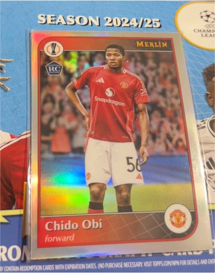 2024-25 Topps Merlin UEFA #61 Chido Obi — front