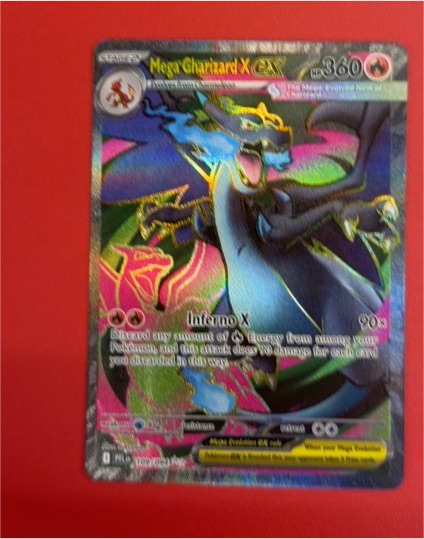 2025 Pokémon Mega Charizard X ex #109/094 — front