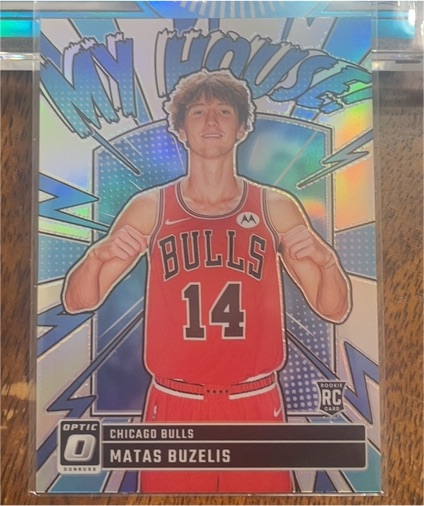 2024-25 Donruss Optic #15 Matas Buzelis My House — front