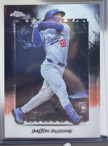 2025 Topps Chrome Update #NT-24 Dalton Rushing Night Terrors — front