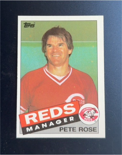 1985 Topps #547 Pete Rose — front