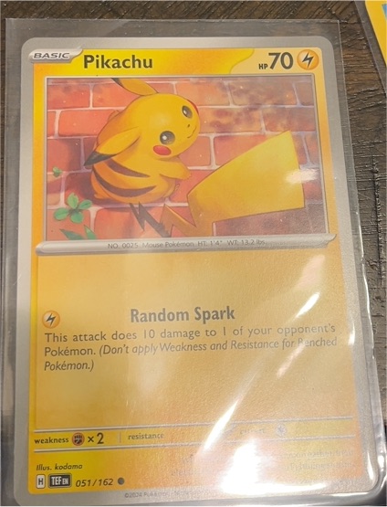 2024 Pokémon SV05: Temporal Forces #051 Pikachu — front
